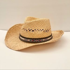 COPY - URBAN OUTFITTERS Cowboy El Paso Straw Hat NWT